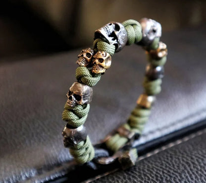 The Skull Army Paracord Bracelet