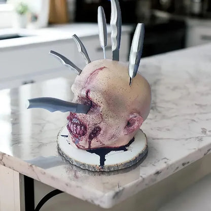 Horror Skeleton Knife Stand