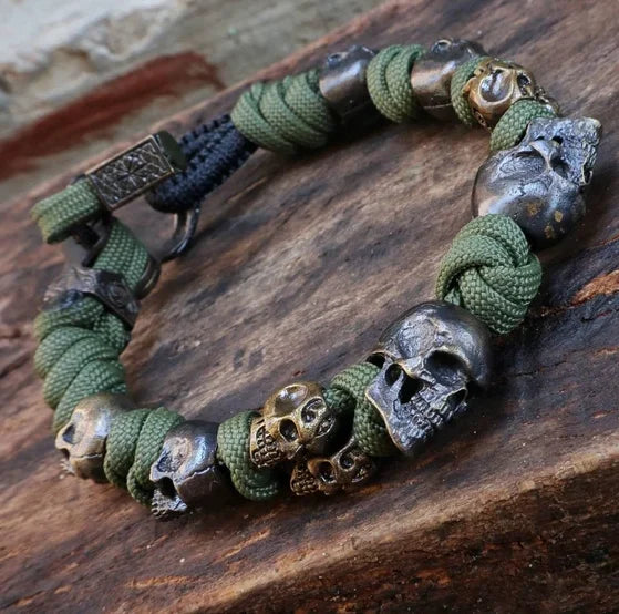 The Skull Army Paracord Bracelet