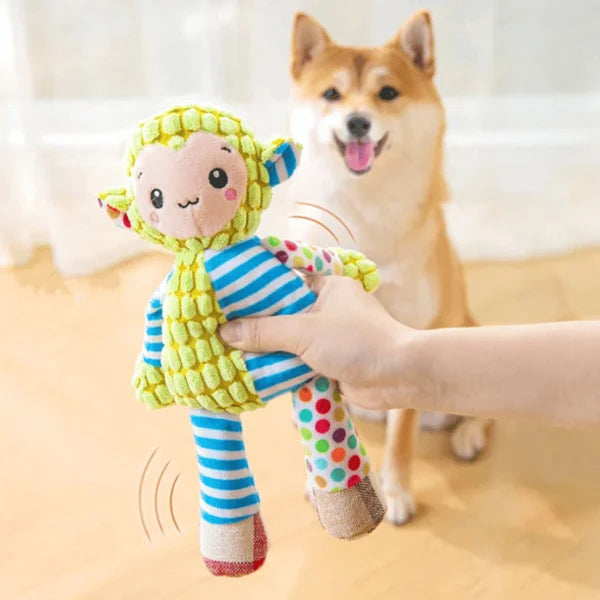 Immortal Squeaker Plush Toy for Aggressive Chewers