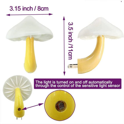 Mushroom Wall Light