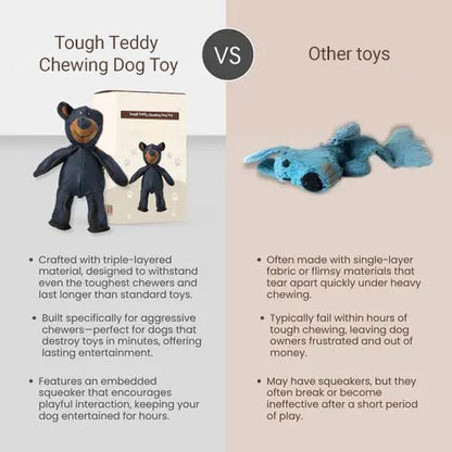 Tough Teddy Chewing Dog Toy