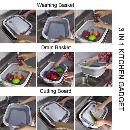 Foldable Multi-Function Chopping Board