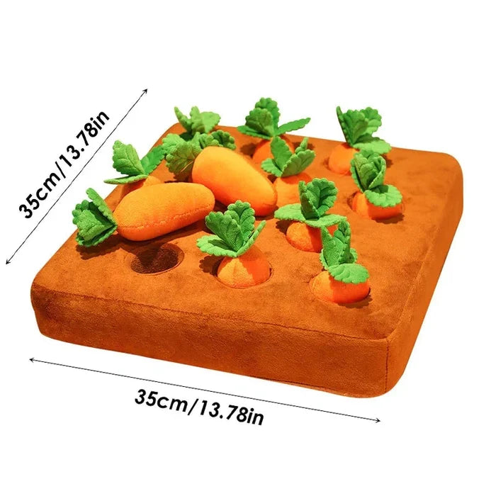 Carrot Farm Dog Durable Chew Sniff Toy