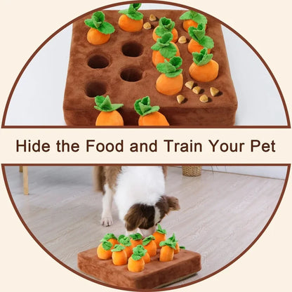 Carrot Farm Dog Durable Chew Sniff Toy