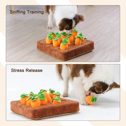 Carrot Farm Dog Durable Chew Sniff Toy